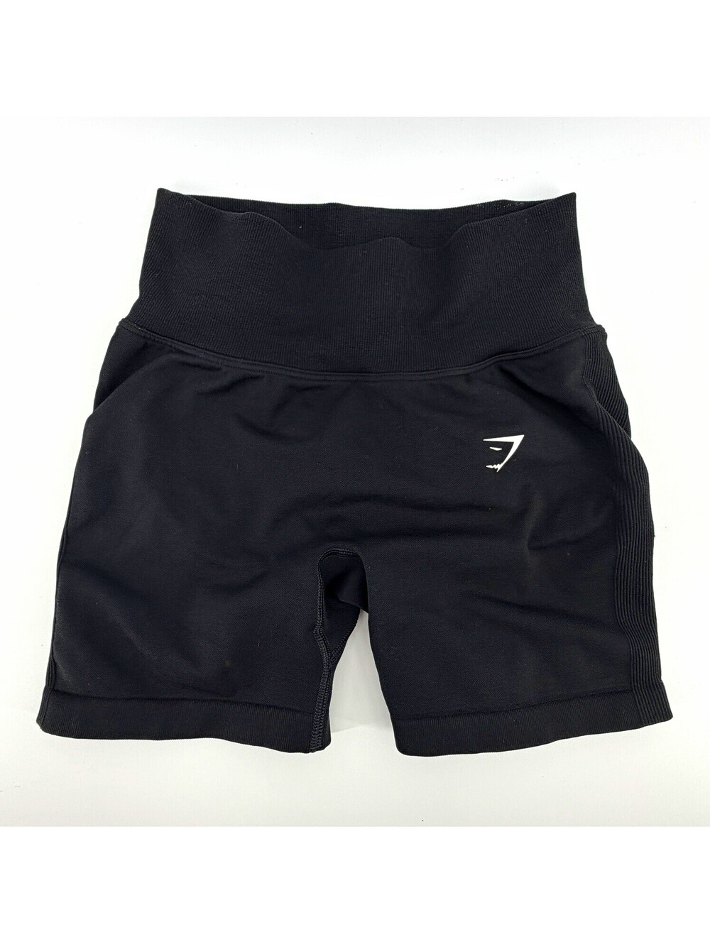 Gymshark Women’s Black Seamless High Waist Biker Shorts Logo XS